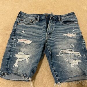 AE men’s denim shorts.